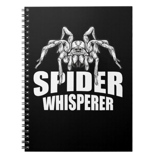 Spider Whisperer Halloween Tarantula Spider Gift Notitieboek (Voorkant)