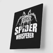 Spider Whisperer Halloween Tarantula Spider Gift Vierkante Klok (Hoek)