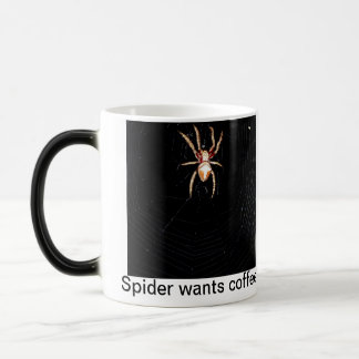 Spider wil koffie magische mok