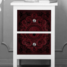 Spider Witch | Donkere rode Fantasy Spiderweb Flou