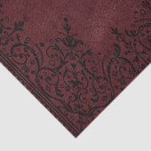 Spider Witch | Donkere rode Fantasy Spiderweb Flou Tissuepapier (Detail)