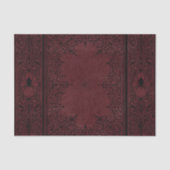 Spider Witch | Donkere rode Fantasy Spiderweb Flou Tissuepapier (Voorkant)