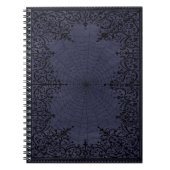 Spider Witch | Dusty Paars Spiderweb Floure Notitieboek (Voorkant)