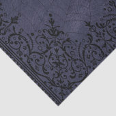 Spider Witch | Dusty Paars Spiderweb Floure Tissuepapier (Detail)