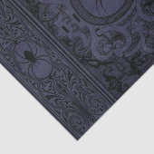 Spider Witch | Dusty Paars Spiderweb Floure Tissuepapier (Detail)