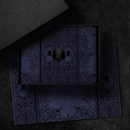 Spider Witch | Dusty Paars Spiderweb Floure Tissuepapier