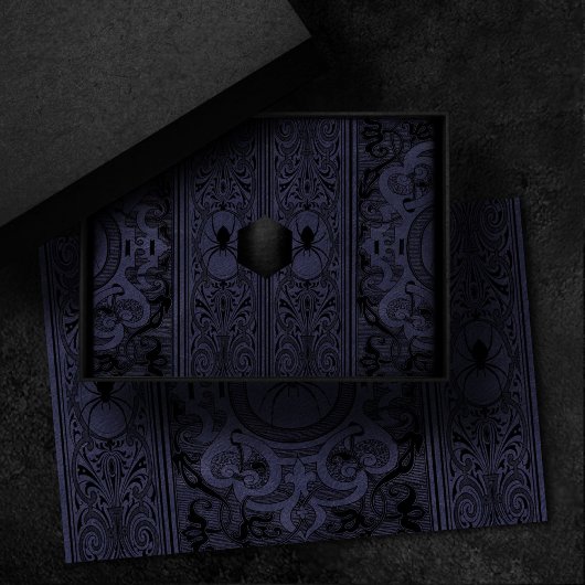 Spider Witch | Dusty Paars Spiderweb Floure Tissuepapier