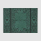 Spider Witch | Emerald Green Spiderweb Floure Tissuepapier (Voorkant)