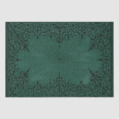 Spider Witch | Emerald Green Spiderweb Floure Tissuepapier (Voorkant)