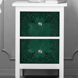 Spider Witch | Emerald Green Spiderweb Floure Tissuepapier