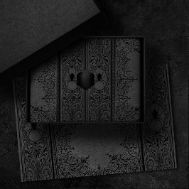 Spider Witch | Grijze Fantasy Spiderweb Floure Tissuepapier