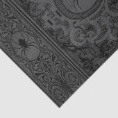 Spider Witch | Grijze Fantasy Spiderweb Floure Tissuepapier (Detail)