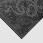 Spider Witch | Grijze Fantasy Spiderweb Floure Tissuepapier (Detail)