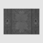 Spider Witch | Grijze Fantasy Spiderweb Floure Tissuepapier (Voorkant)