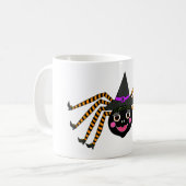 Spider Witch Halloween Koffiemok (Voorkant links)
