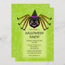 Spider Witch Halloween Party