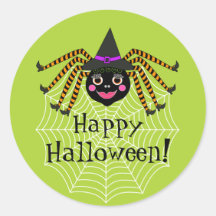 Spider Witch Happy Halloween