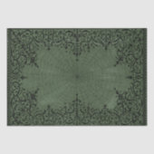 Spider Witch | Sage Green Spiderweb Floure Tissuepapier (Voorkant)