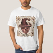 Spider Witch Skull T-shirt (Voorkant)