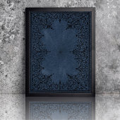 Spider Witch | Stusty Slate Blue Spiderweb Floure Tissuepapier