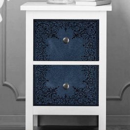 Spider Witch | Stusty Slate Blue Spiderweb Floure Tissuepapier