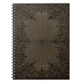 Spider Witch | Suede Fantasy Spiderweb Floure Notitieboek (Voorkant)