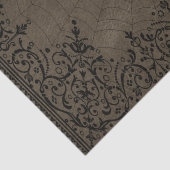 Spider Witch | Suede Fantasy Spiderweb Floure Tissuepapier (Detail)