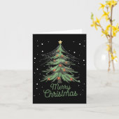 Spider Xmas Tree Spiders Kerstboom Kaart (Gele Bloem)