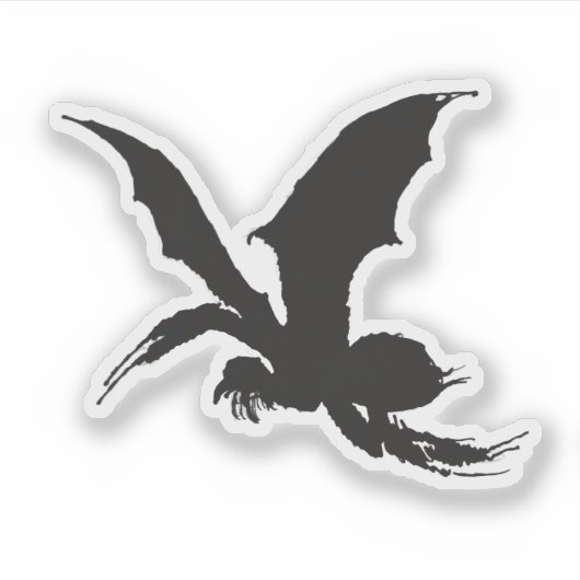 Spiderbat-pictogram - Sticker (Voorkant)