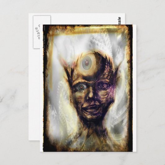 Spiderface Briefkaart (Voorkant / Achterkant)