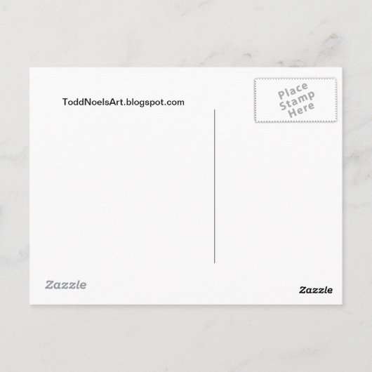 Spiderface Briefkaart (Achterkant)