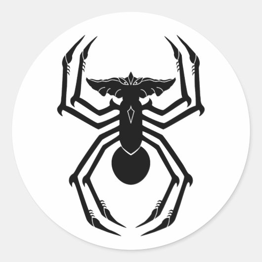 SpiderGremlin Ronde Sticker (Voorkant)