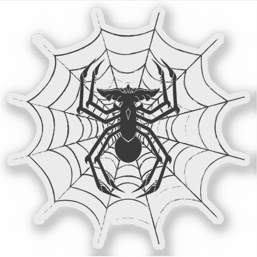 SpiderGremlin's Web Custom-Cut Vinyl Stickers (Voorkant)