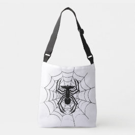 SpiderGremlin's Web op maat gesneden vinylstickers Crossbody Tas