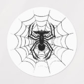 SpiderGremlin's web op maat gesneden vinylstickers Labels (Design 2)