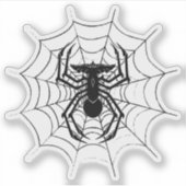 SpiderGremlin's Web op maat gesneden vinylstickers Sticker (Voorkant)