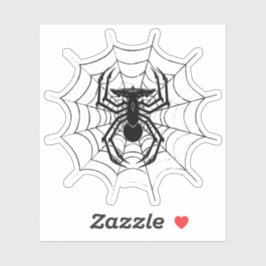 SpiderGremlin's Web op maat gesneden vinylstickers Sticker
