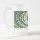 SpiderLily Twist Frosted Glass Beer Mok (Links)