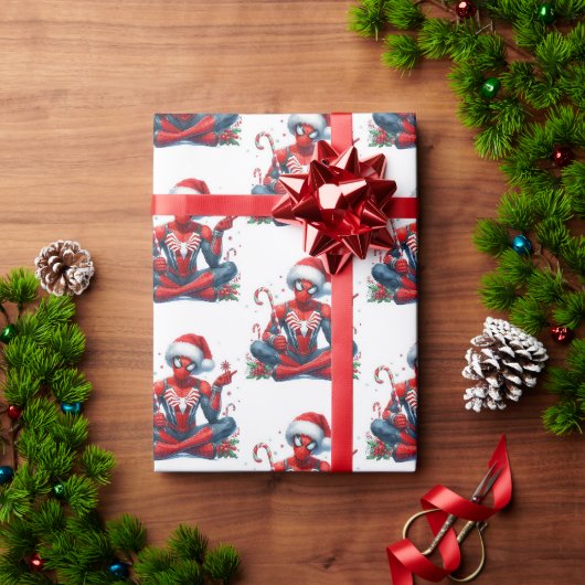 Spiderman Kerst Inpakpapier (Feestdagen Geschenken)