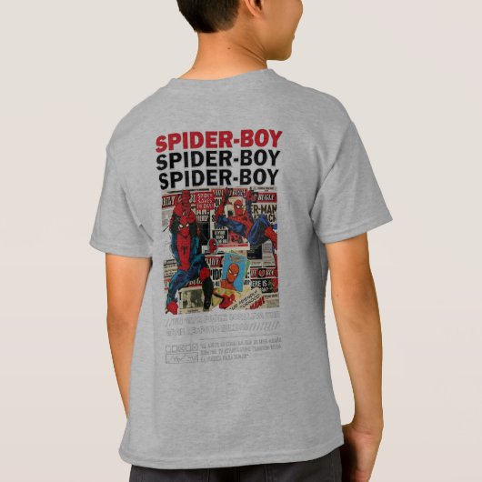 spiderman t-shirt (Achterkant)