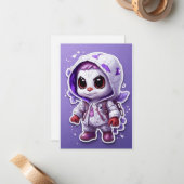 Spiderman - Vlakke kaart Notitiekaartje (Voorkant / Achterkant in situ)