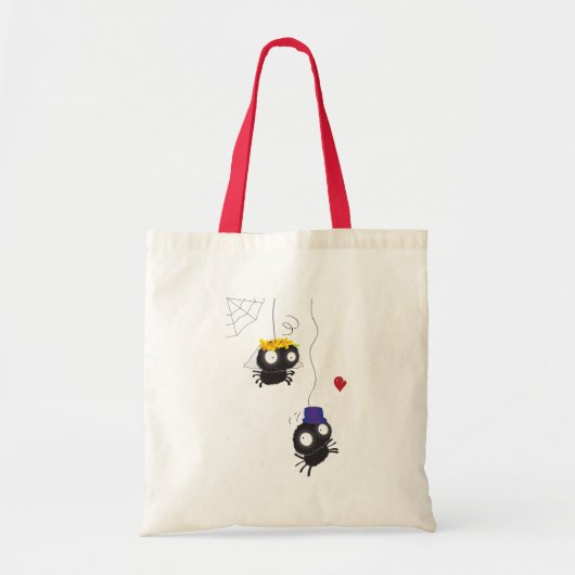 Spiders bruiloft tote bag (Voorkant)
