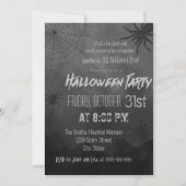 Spiders Halloween Party Invitation Kaart (Voorkant)