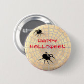 Spiders Halloween Ronde Button 5,7 Cm (Voorkant /achterkant)