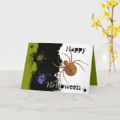 Spiders 'N Patronen Kaart (Gele Bloem)