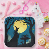 Spiders, Toadstools and Witches Papieren Bordje (Feest)