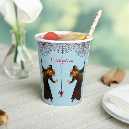 Spiders Witches Papieren Bekers (Insitu)