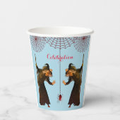 Spiders Witches Papieren Bekers (Achterkant)