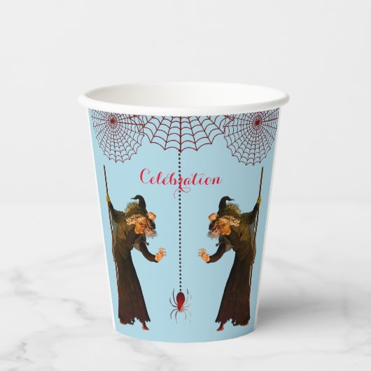 Spiders Witches Papieren Bekers (Voorkant)