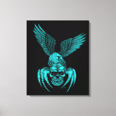 Spiderskull met Eagle Canvas Afdruk (Voorkant)